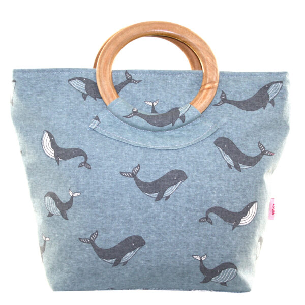 Round Handle Bag - Whale