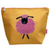 Sheep Large Cosmetic Purse - Ochre - 2 Variations