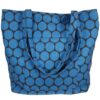 Slouch Tote Bag - Navy Geo Spot