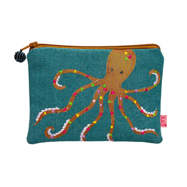 Octopus Purse - Teal