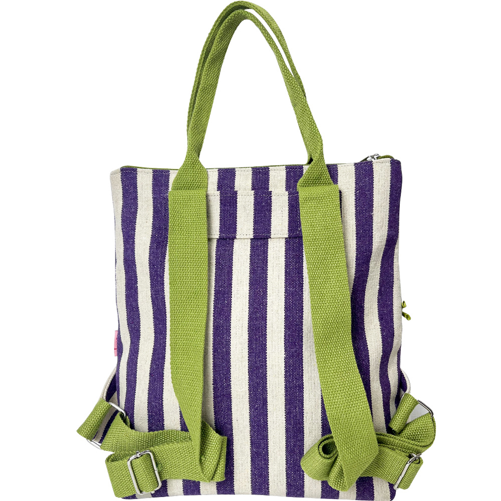 Backpack - Seaside Stripe - Purple - Image 2
