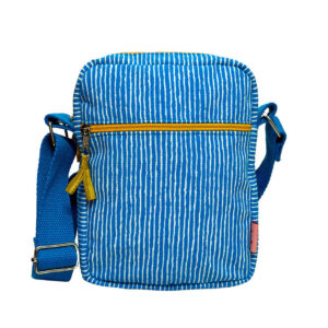 Cross Body Bag - Petrol Stripes