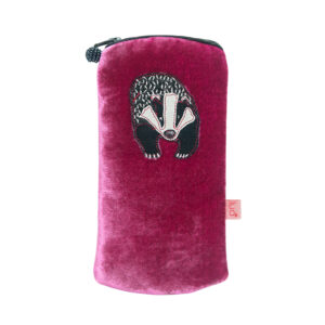 Badger Glasses Purse - Velvet