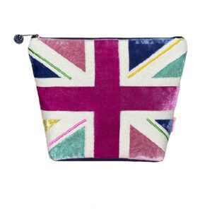 Union Jack Large Cosmetic Purse - Colourful