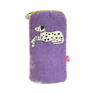 Dalmatian Glasses Purse - Lavender