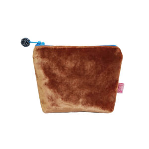 Velvet Mini Purse - Rust