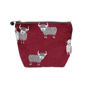 Small Cosmetic Bag - Highland Cow