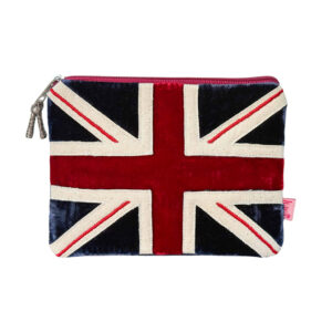 Velvet Union Jack Purse