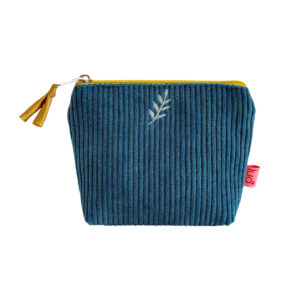 Corduroy Mini Purse - Teal