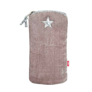 Star Glasses Purse - Pale Mink