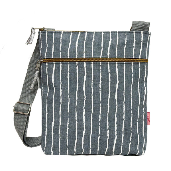 Messenger Bag - Grey Stripe