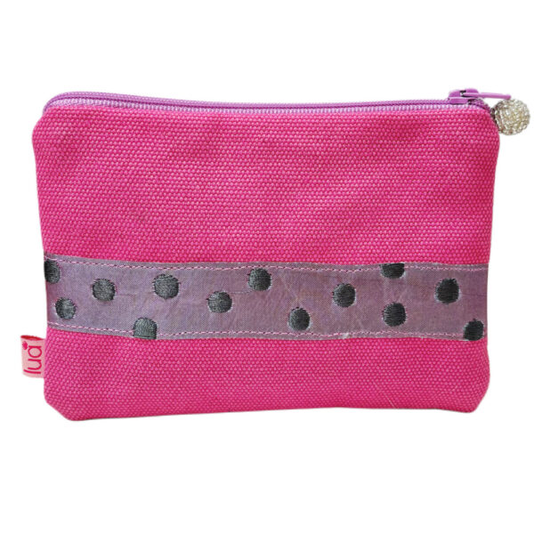 Sausage Dog Wrap-Around Purse - Pink/mauve - Image 2