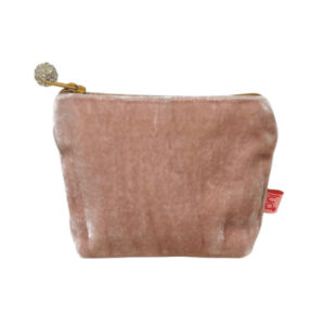 Velvet Mini Purse - Dusky Pink