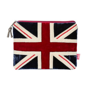 Velvet Union Jack Purse