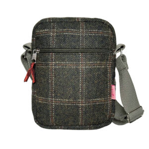 Cross Body Bag - Dark Olive Check