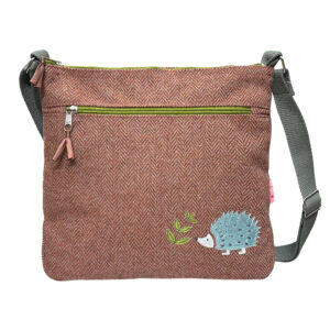 Hedgehog Cross Body Messenger Bag - Sand