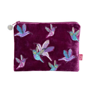 Hummingbird Purse - Plum