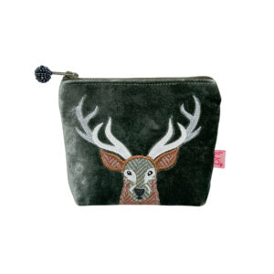 Stag Mini Purse - Sage green