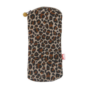 Zipped Glasses Purse - Leopard