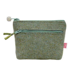 2 Zip Purse - Fern Herringbone