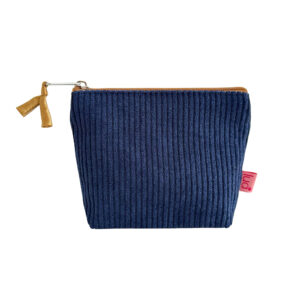 Corduroy Mini Purse - Navy