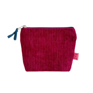 Corduroy Mini Purse - Dark Red
