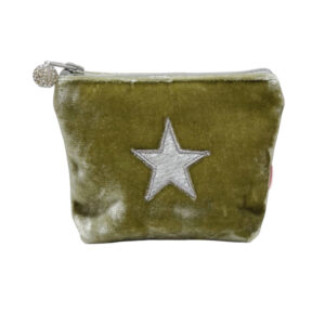 Velvet Star Mini Purse - Fennel
