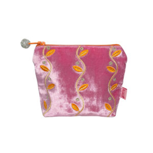 Leafy Mini Purse - Pink