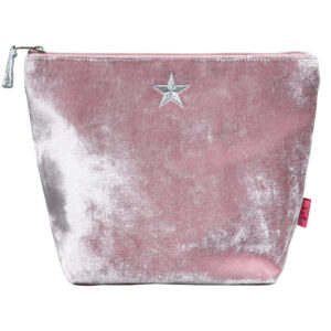 Silver Star Cosmetic Bag - Pink