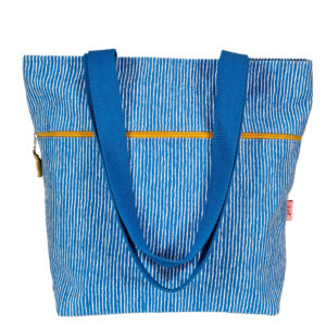 Tote Bag - Petrol Stripe