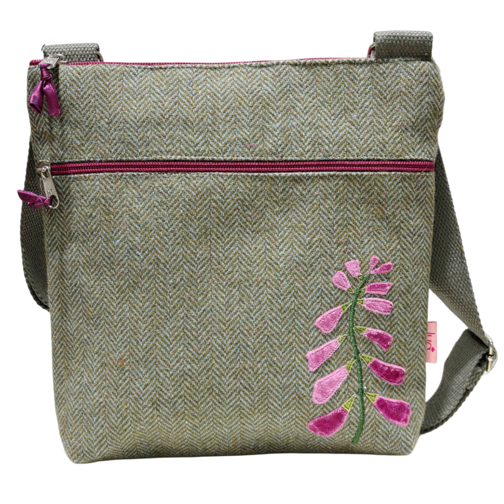 Foxglove Bag - Fern Herringbone