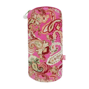 Pink Paisley Glasses Purse