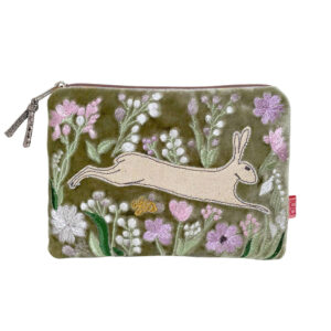 Velvet Hare Purse - Fennel