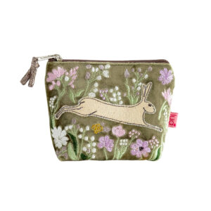 Velvet Hare Mini Purse - Fennel