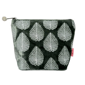 Leaf Cosmetic Bag - Sage