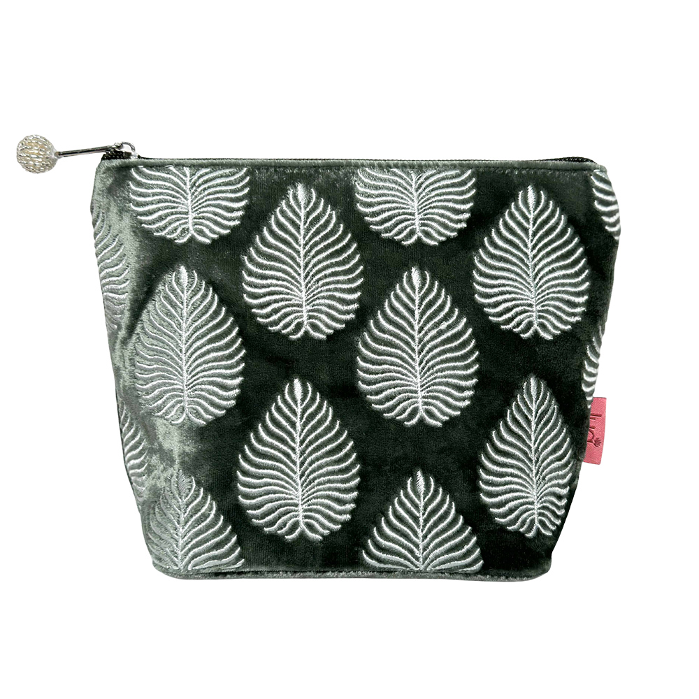 Leaf Cosmetic Bag - Sage