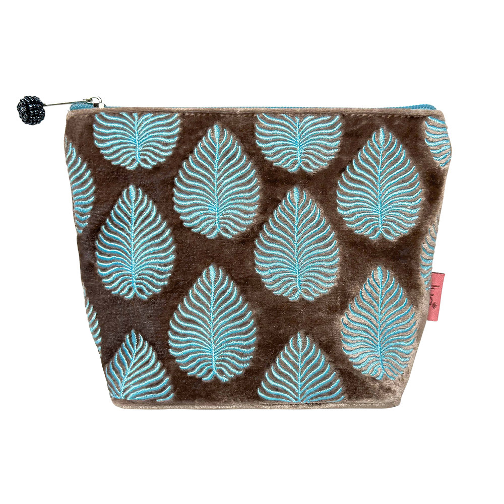 Leaf Cosmetic Bag - Mink