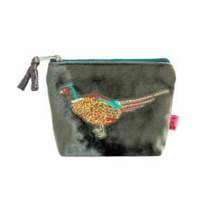 Velvet Pheasant Mini Purse - Sage